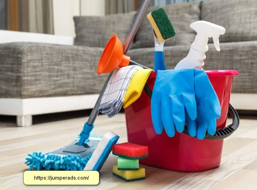 خطوات تنظيف المنزل